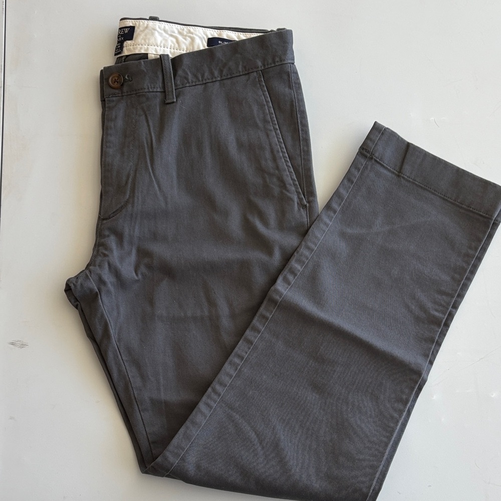 J. Crew Men's Gray Chinos 31x30